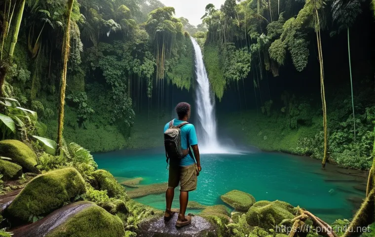 파푸아뉴기니 피진 영어 배우기 - **Prompt 2: Village Storytelling by Firelight**
    "A heartwarming evening scene inside a tradition...